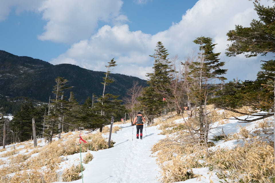 山頂駅近くの風景