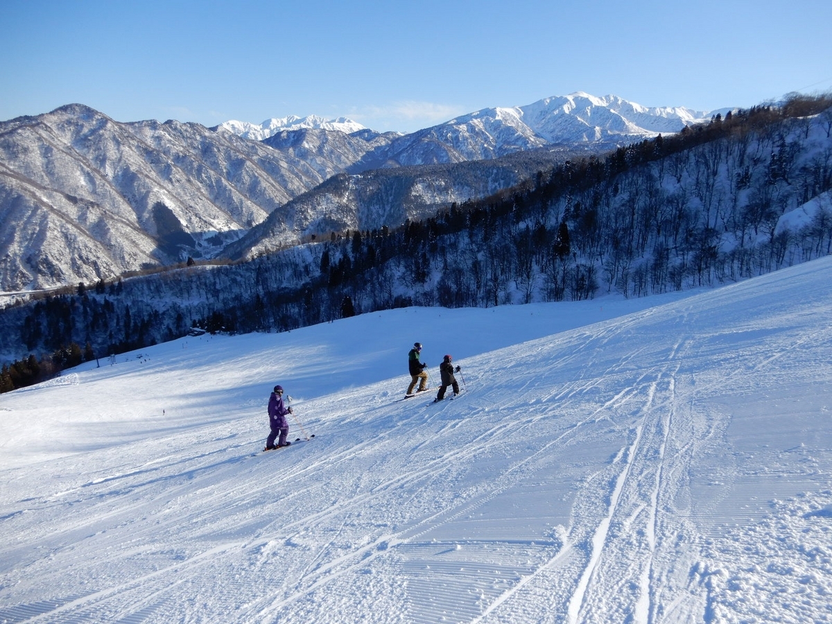 立山 山麓 スキー 場