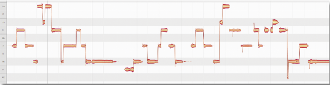 ▲Studio One Professionalのいち機能として統合されているCELEMONY Melodyne Essential。ピッチ補正の度合いを深く設定することで、ボーカルをケロらせています