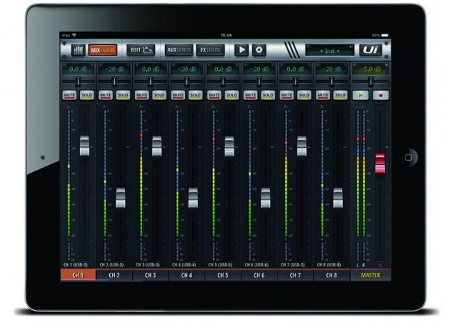 ▲APPLE iPadでの操作画面例
