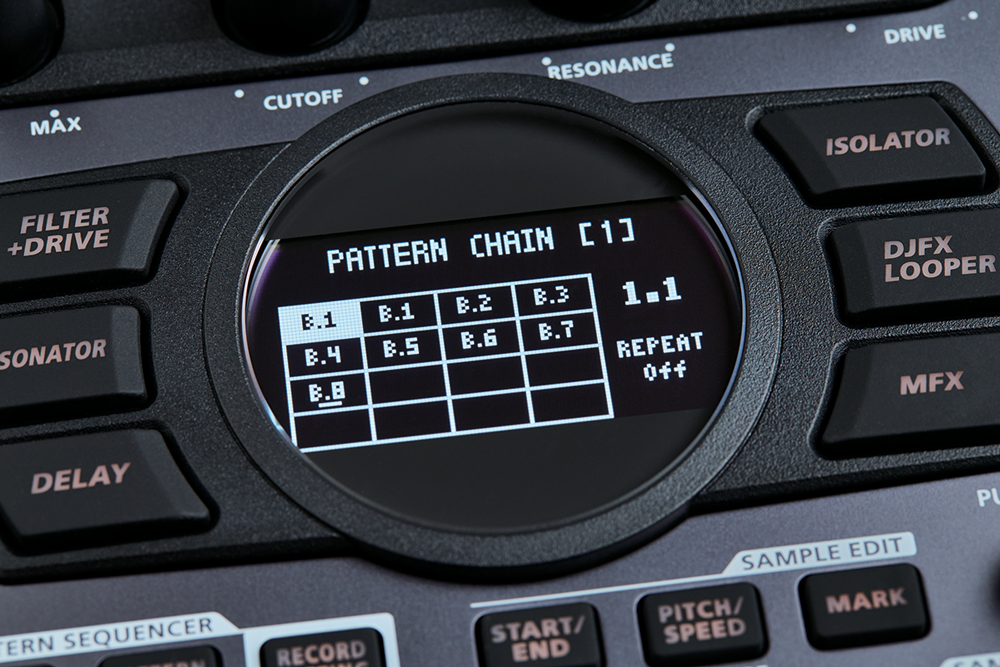 PATTERN CHAIN画面