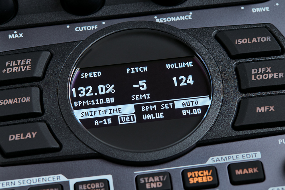 PITCH/SHIFT画面
