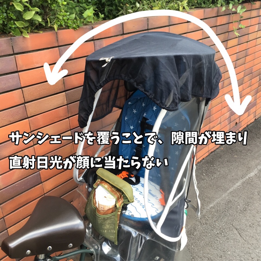 自転車 サンシェード 手作り