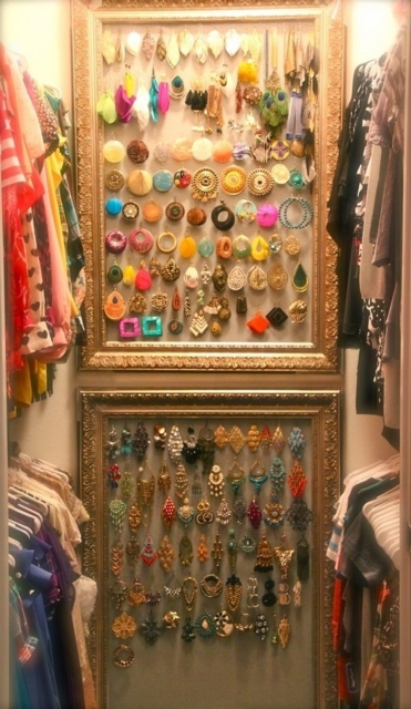 絵画のように壁に飾ってディスプレイ アクセサリー収納方法アイデア集その 私のジュエリー アクセサリーnote