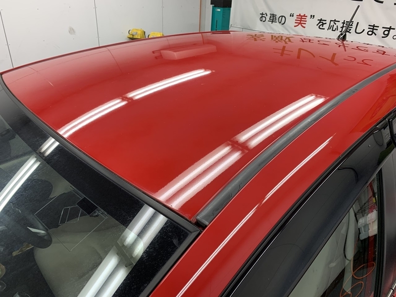 赤ボディの色褪せ復活 ホンダ フィット ガラスコーティング 岡山コーティング専門店 創car堂 岡山のコーティング専門店 オレンジアベニューブログ