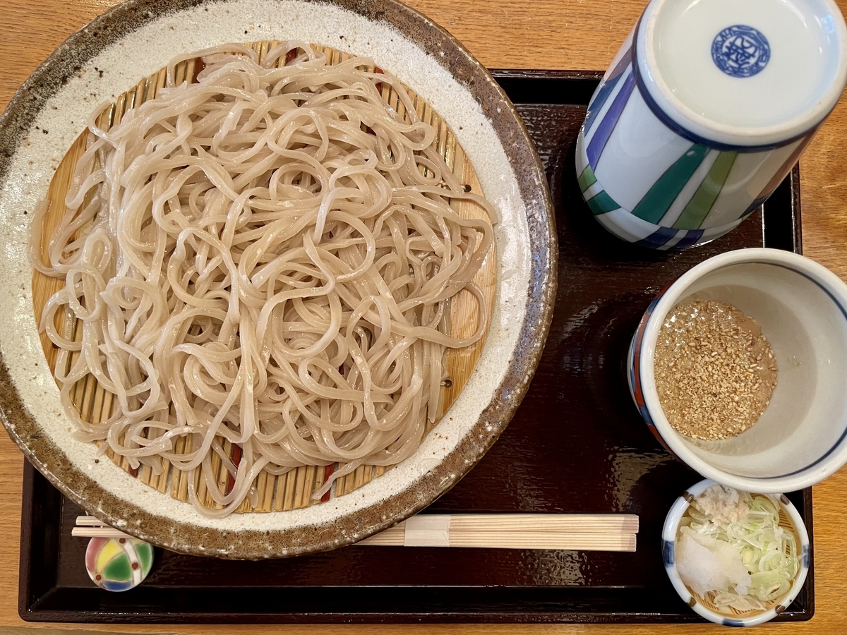 麺喰らう（その 890）冷麦 with ごまだれ - 今日も 来て しまった