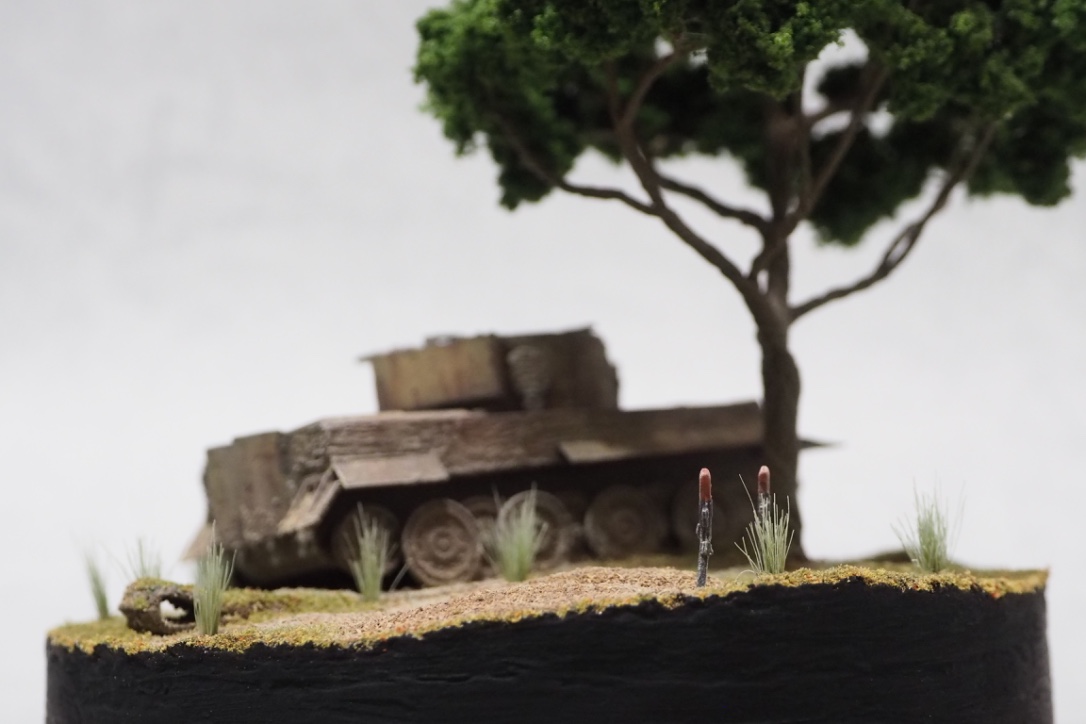 1/72 ティーガーⅠ ジオラマ作ってみる【ジオラマ完成】 - soft