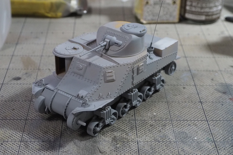 1/48 なんちゃってM3 Lee 中戦車作るよ！#10 - soft模型blog
