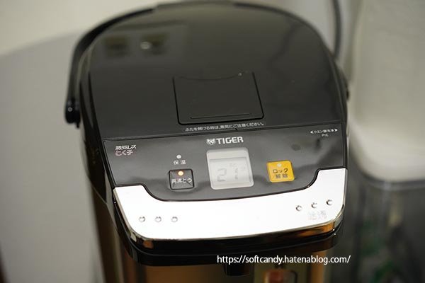 2023年　タイガー電気ポット 5リットル　とくこさん　PIE-A501(K) とく子さん 電気ポット 5L タイガー おしゃれ 蒸気レス 大容量
