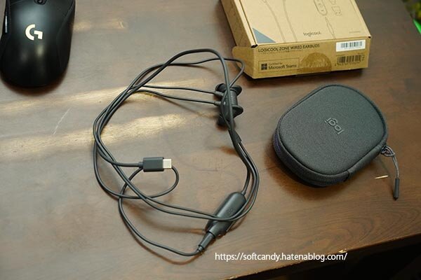 再値下【中古】LOGOCOOL ZONE WIRED EARBUDS ノイキャン Zone Wiredイヤホン（ノイズキャンセリング マイク搭載）