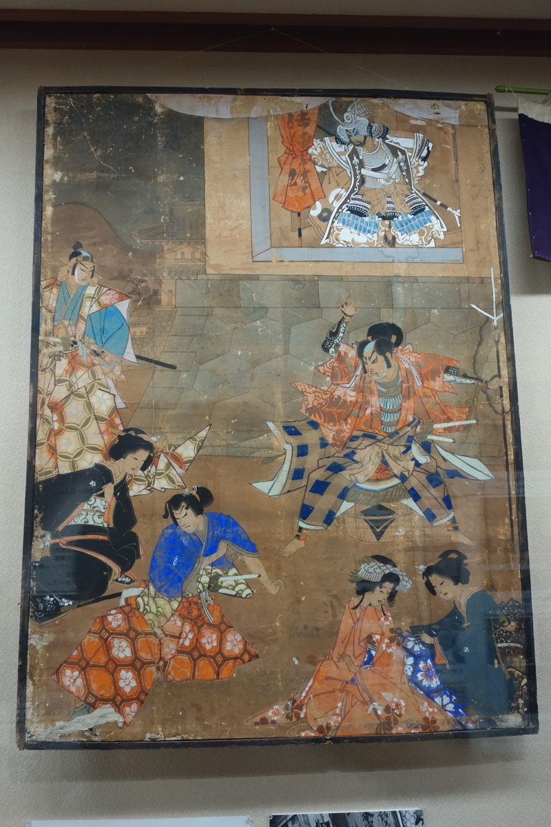油絵 絵画 油彩 淡路人形 浄瑠璃 人形芝居 ⑤ 淡路人形 浄瑠璃 油絵 絵画 油彩 花魁 ⑥ - メルカリ