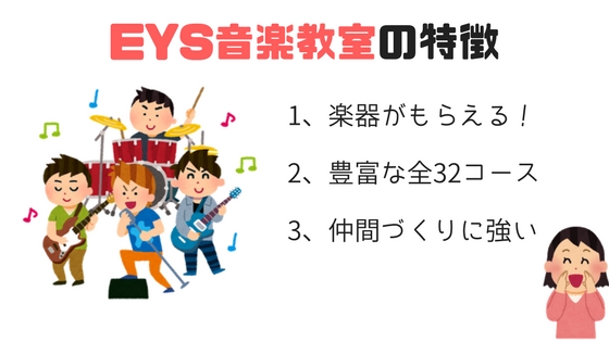 EYS音楽教室の特徴 EYS音楽教室の特徴