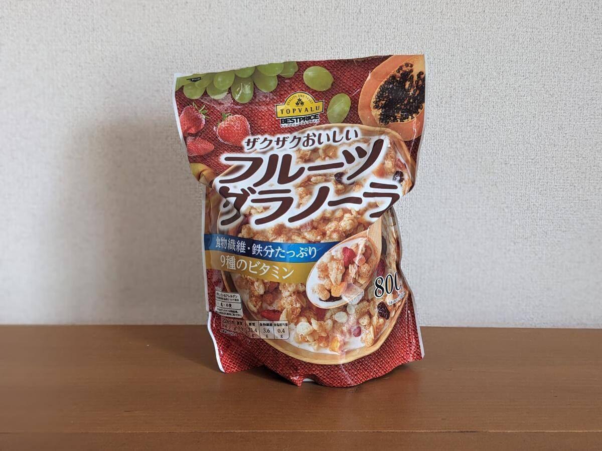 トップバリュのフルーツグラノーラの画像