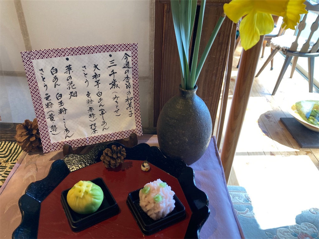 今週の季節の和菓子 3月11日 16日 和菓子のお店 そう㐂庵