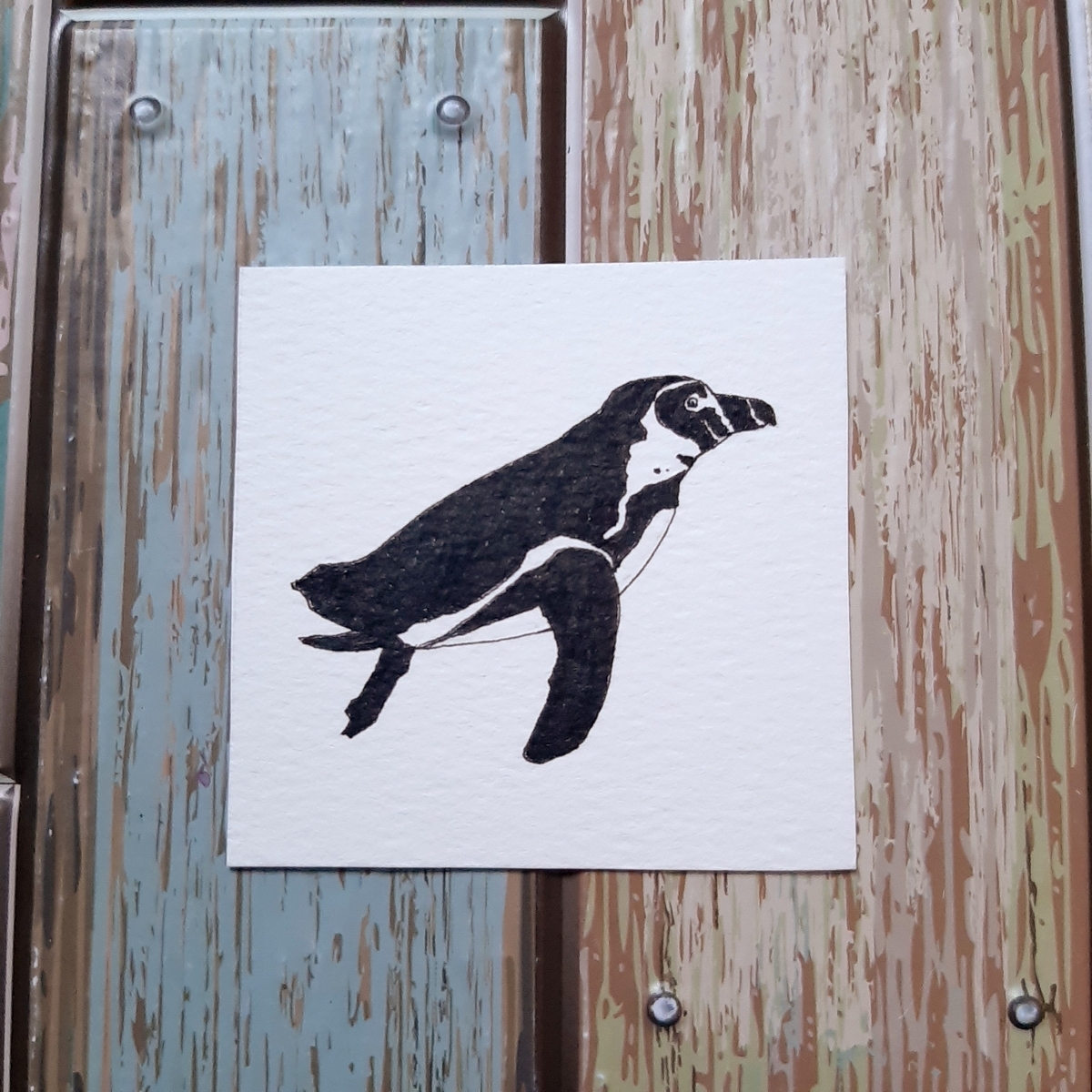 砂絵 ペンギン 絵画 アート作品 ペン画｢もっと空飛ぶペンギンさん｣ - sola-chan's blog