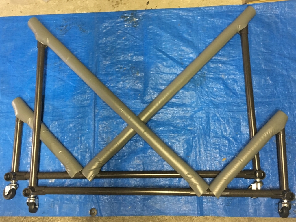 カヤック用スタンドを作ってみます 狭い車庫でも作業しやすくしましょう 青物に会いたい