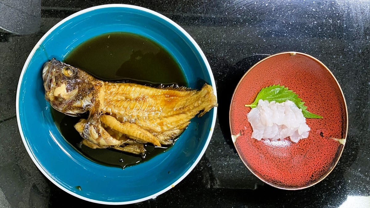 オオモンハタの煮つけ