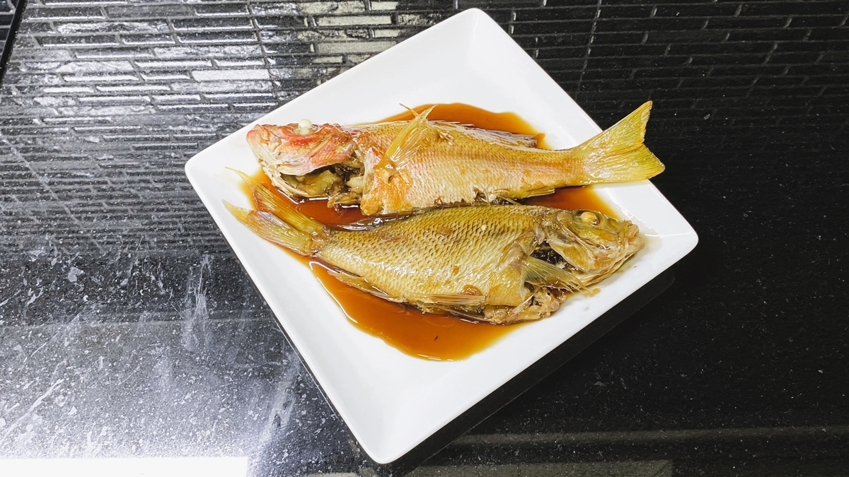 タイで釣れた魚を煮付けにしましょう