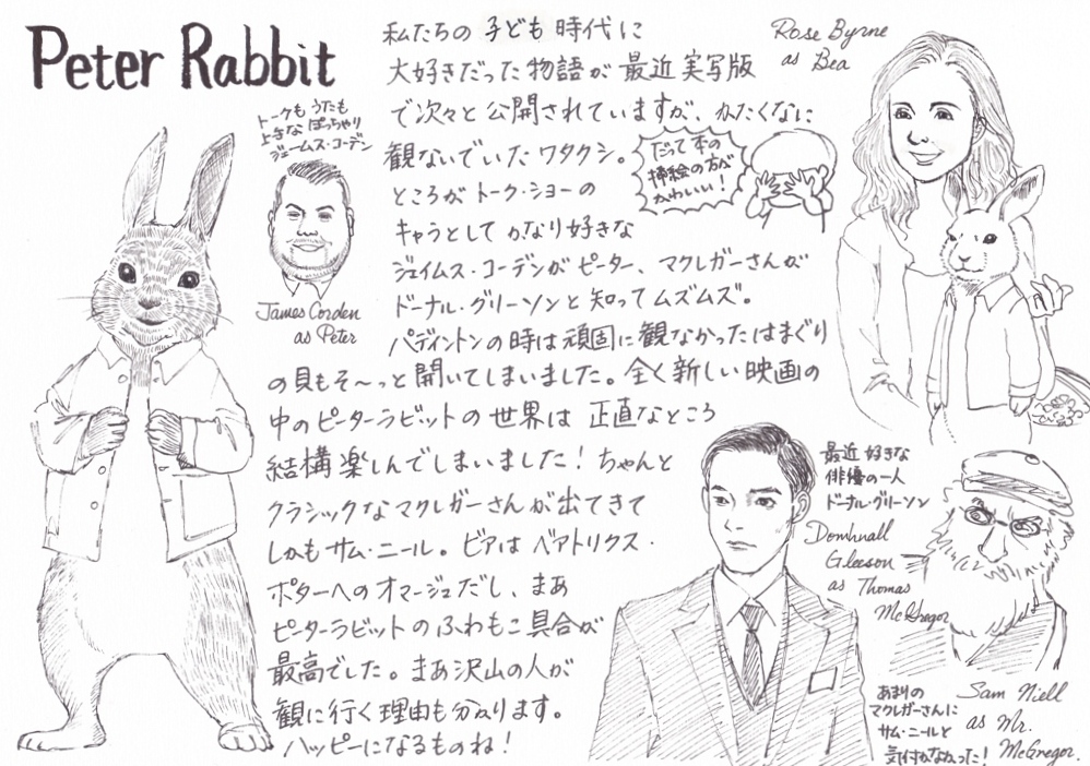 はまぐり映画日記16 ピーターラビット Hamaguri Ryoko Soloris Works