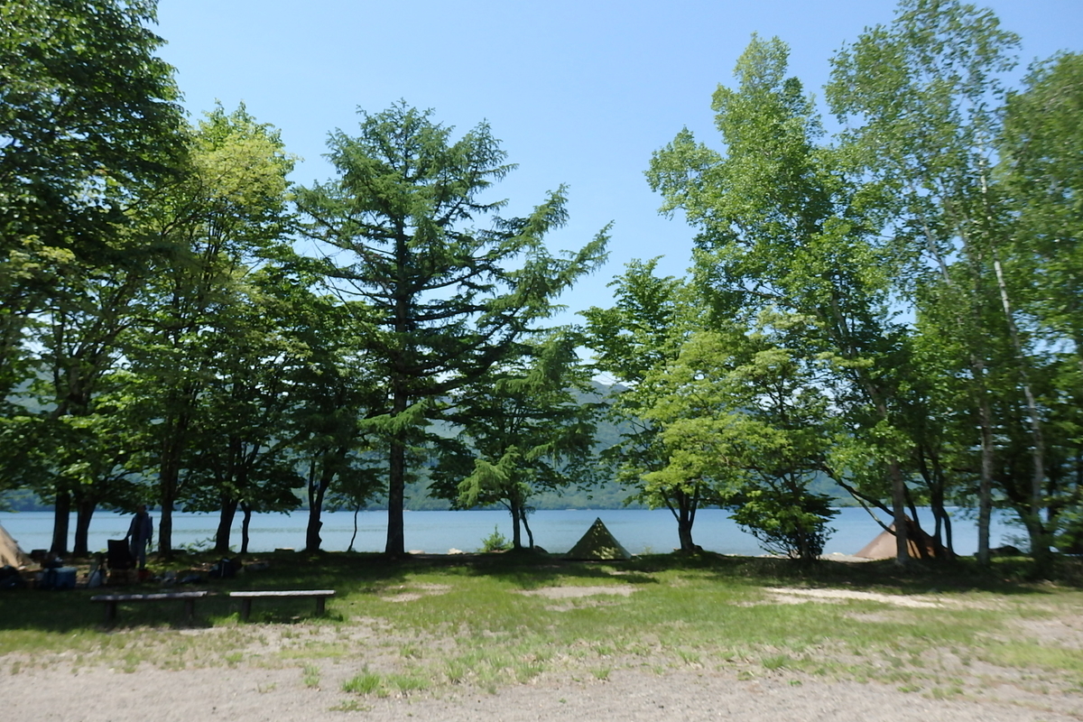 中禅寺湖菖蒲ケ浜キャンプ