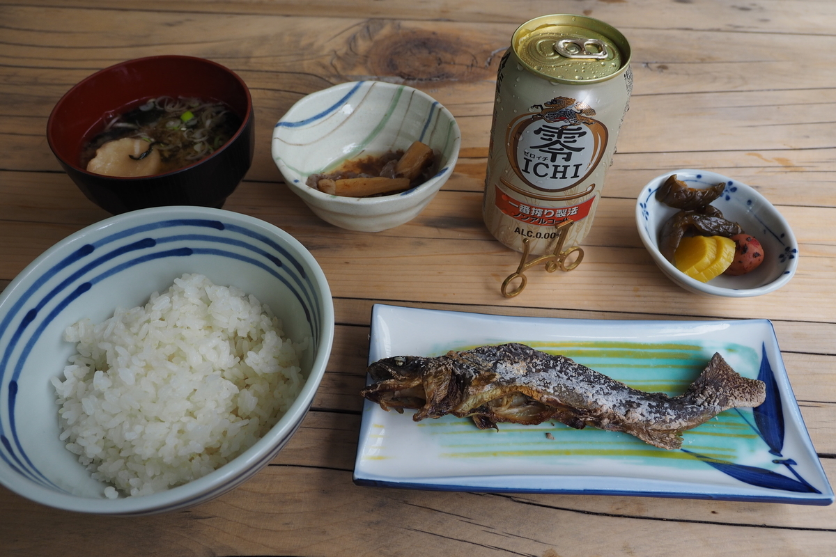 上高地 小梨平 ソロキャンプ 徒歩キャンプ 嘉門次小屋