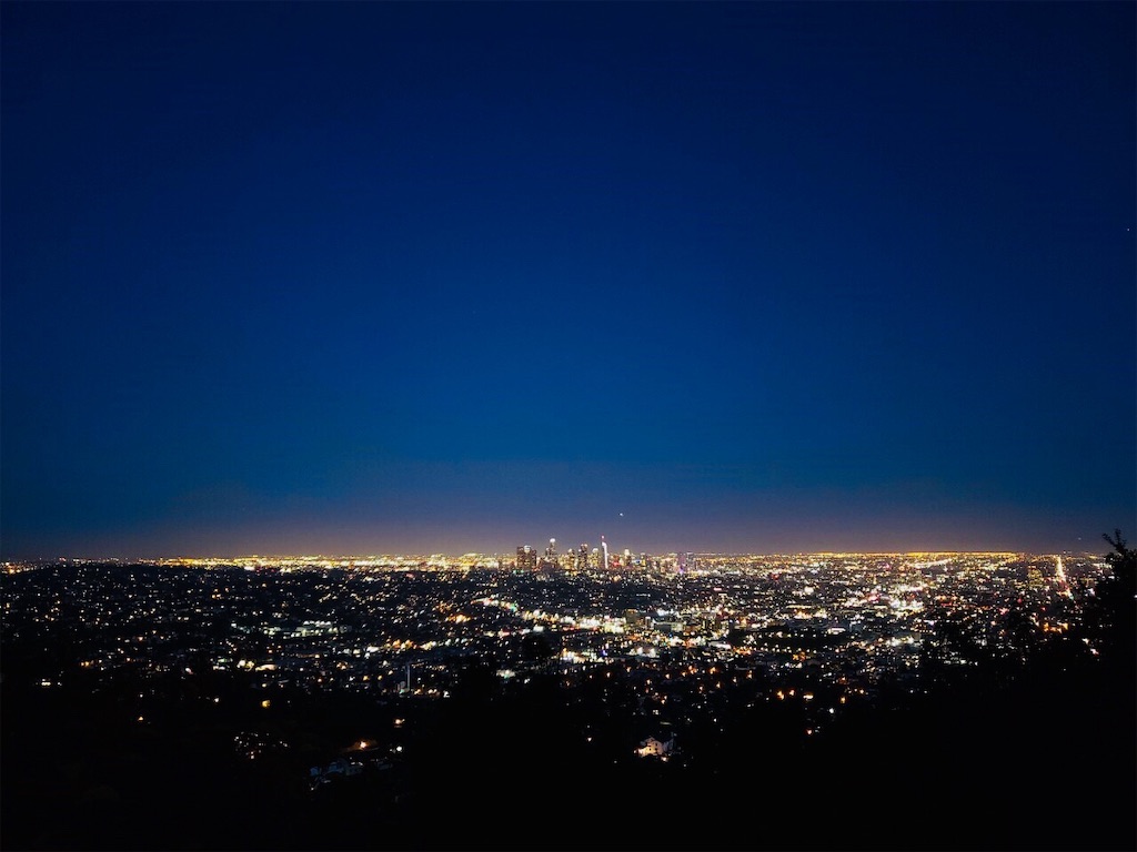 グリフィス天文台　夜景