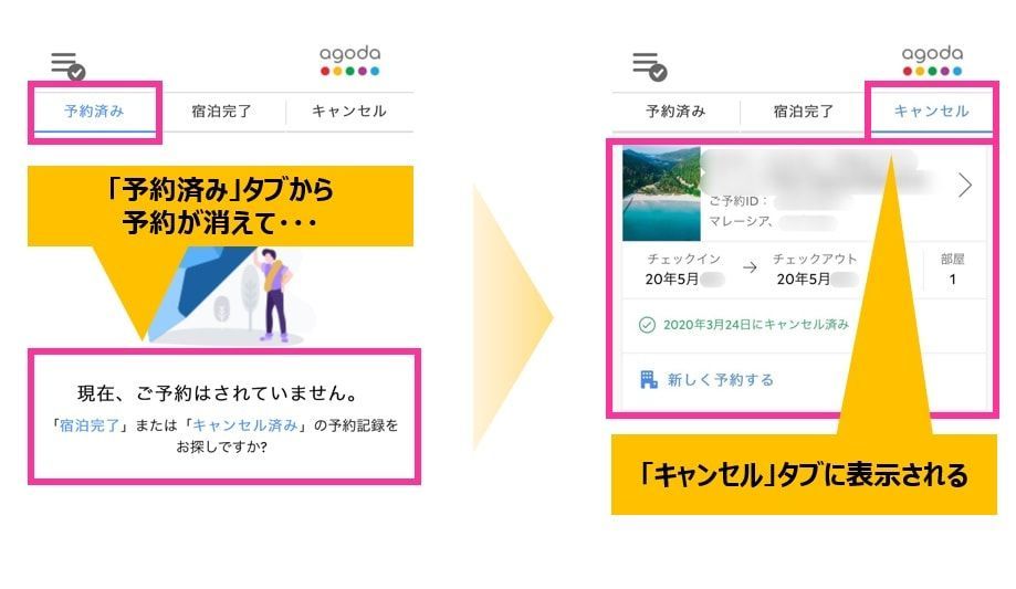 agoda新型コロナウィルス対応で無料キャンセルする方法⑥