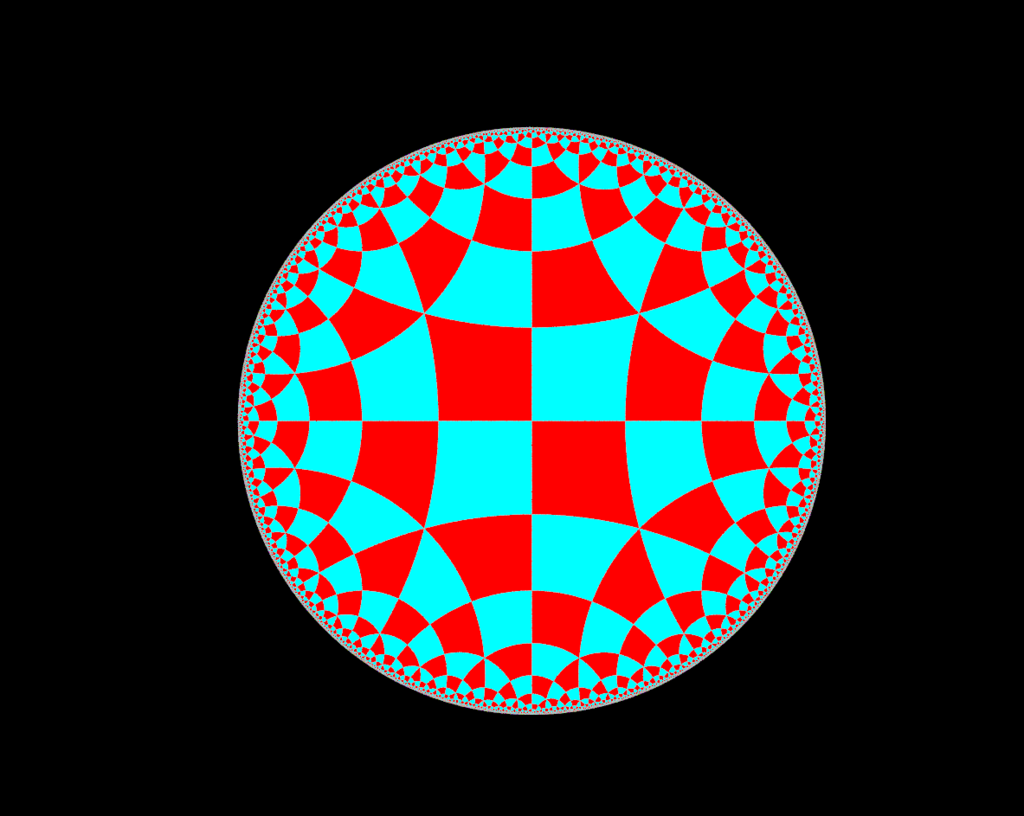 Glslで描くhyperbolic Tessellation 心鏡曼荼羅