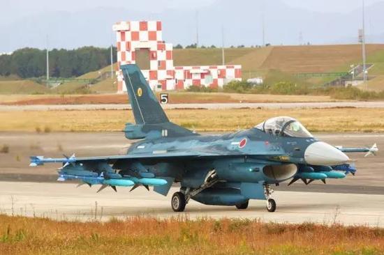 图注:日本航空自卫队现役F-2战斗机