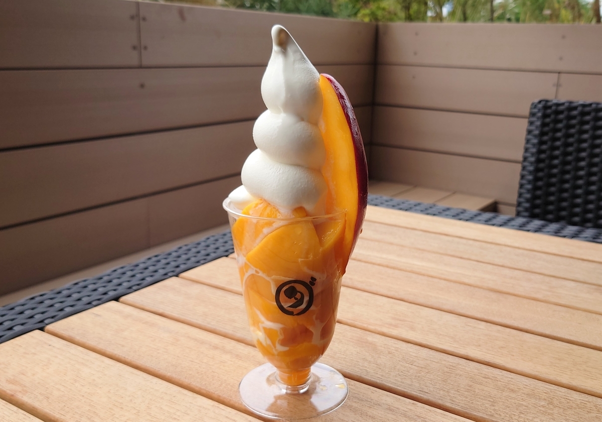 カフェ「ダカフェ若松店【完熟宮崎マンゴーソフト ＆ ジェラート