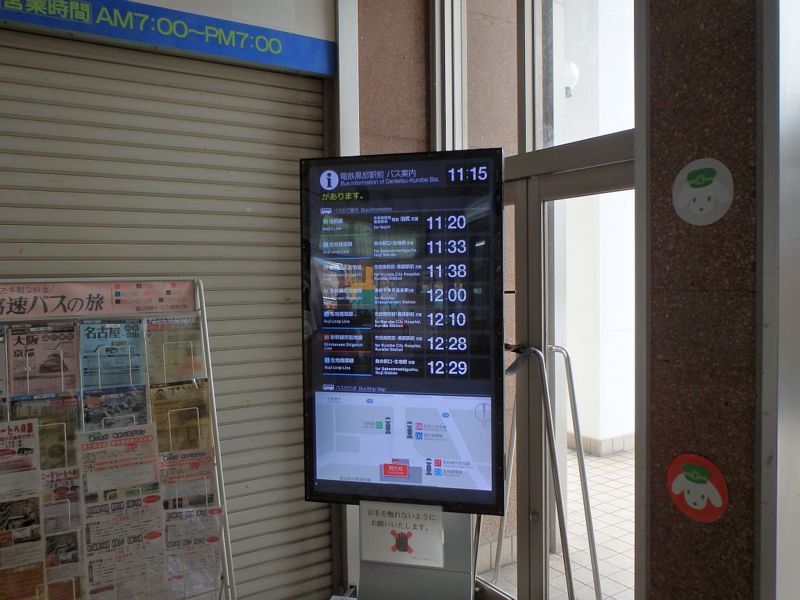 電鉄黒部駅にて