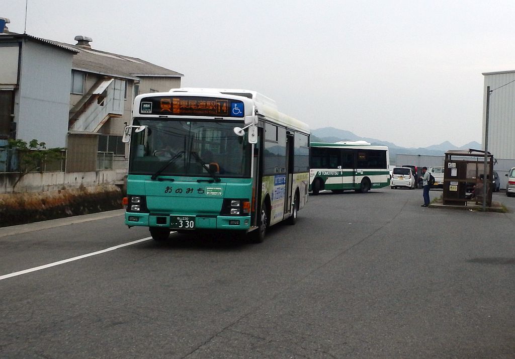 登山口旋回場にて