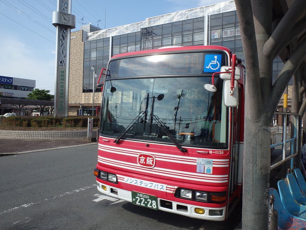 京阪交野市駅にて