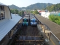 [鉄道][駅]日和佐駅での列車交換