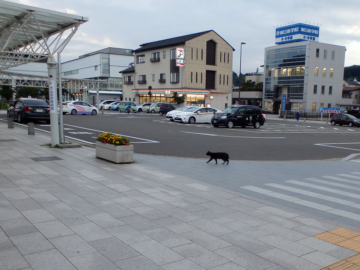 二本松駅にて