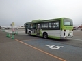 [路線バス][バス停]一関駅前への折り返しを待つ岩手県交通バス