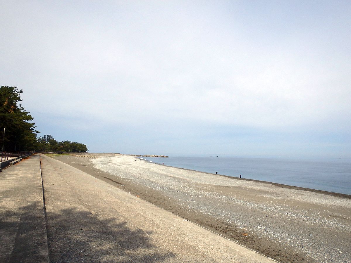 朝の宮崎海岸