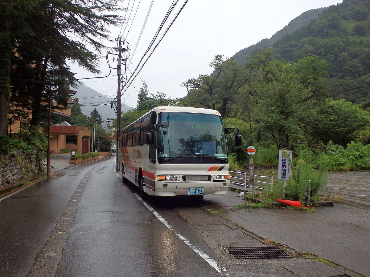 宇奈月温泉にて