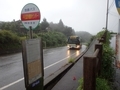 [路線バス][バス停][時刻表]牛岳温泉にやってきたバス