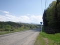 [景色][道路]残雪の山々と国道290号