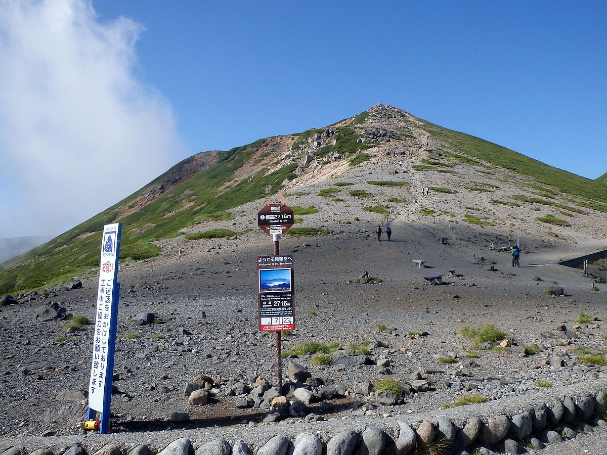 標高2716mバス停 標高2716mバス停