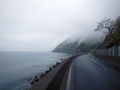[景色][道路]雲と海と道