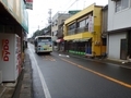 [路線バス]蒲生第二を出発する京福バス