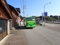 [路線バス][バス停]脇到着直後の加越能バス