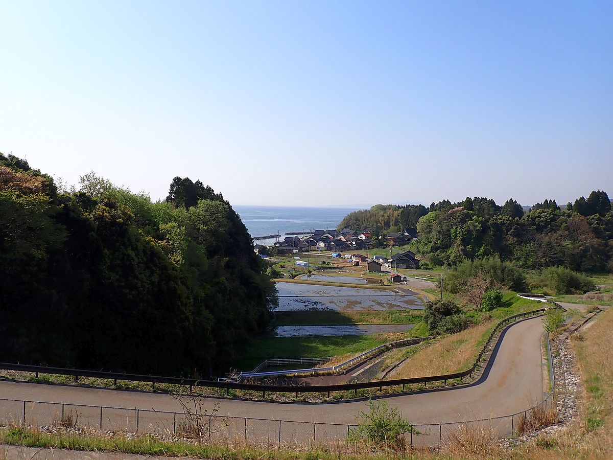 能越県境PAにて