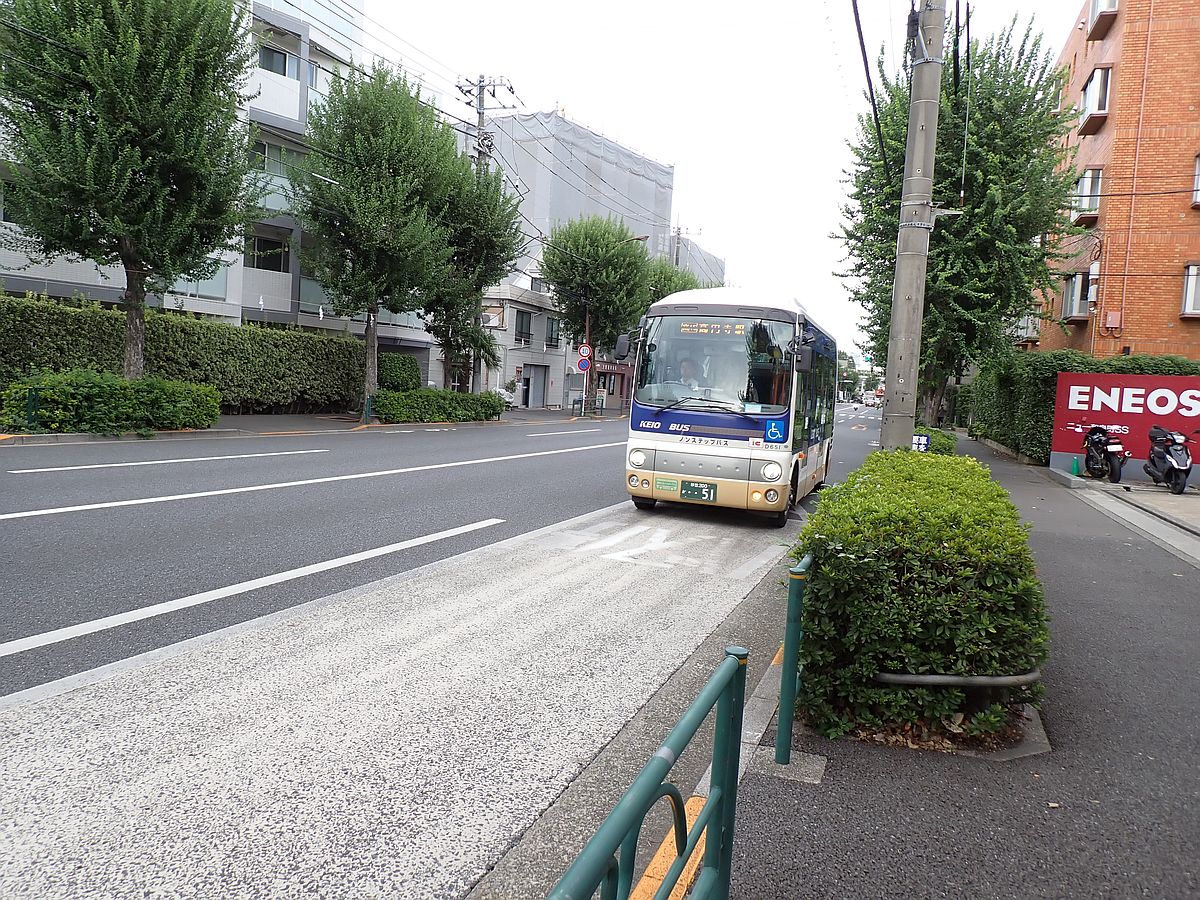 方南水道道路にて