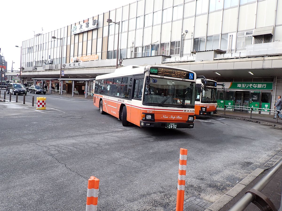 東武バスウエスト 上尾駅東口行 大宮駅東口にて