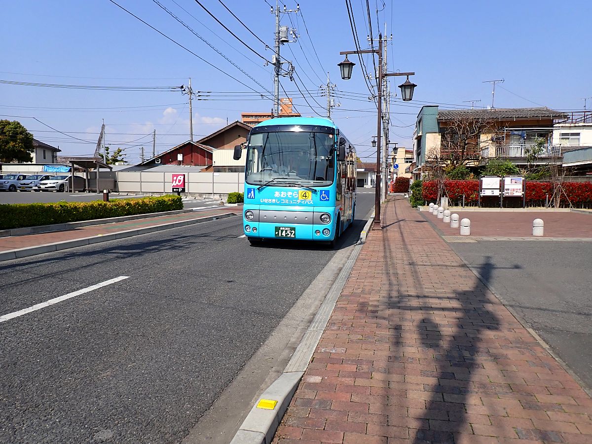 伊勢崎市 あおぞら 伊勢崎駅南口行 境町駅南口にて