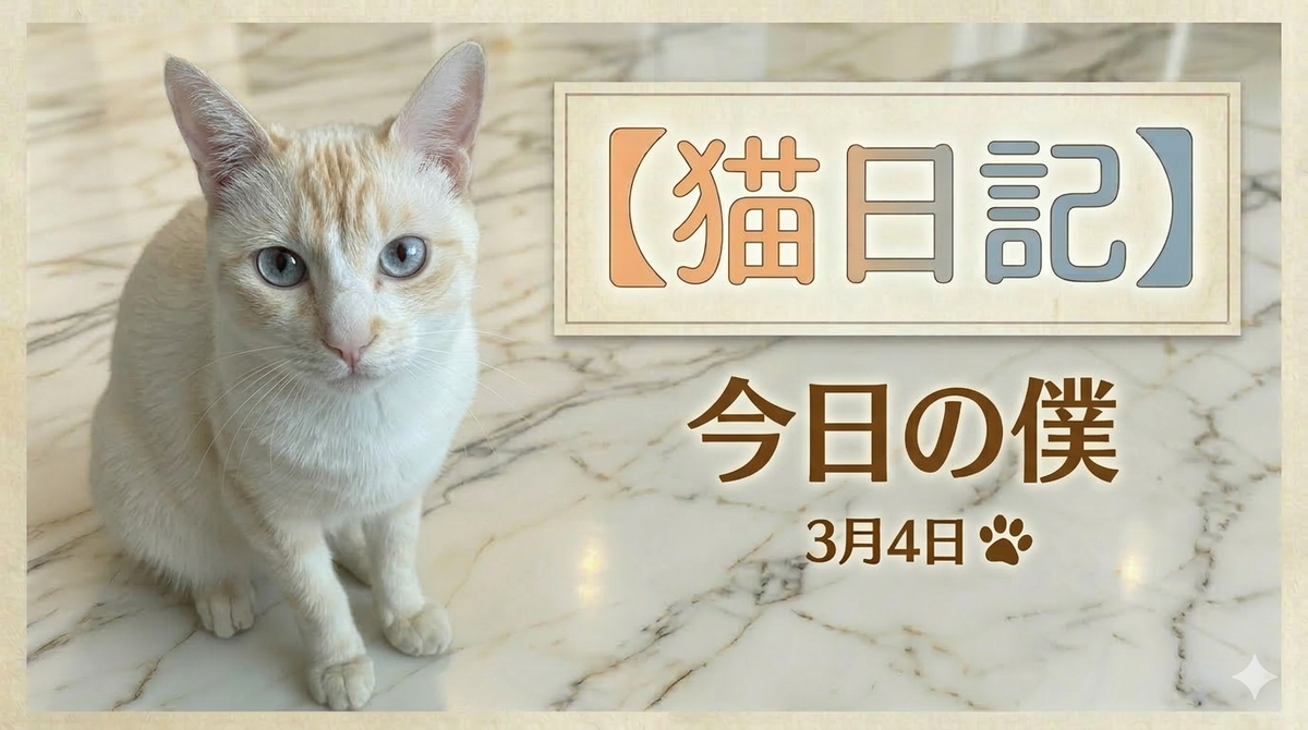 キメ顔の猫