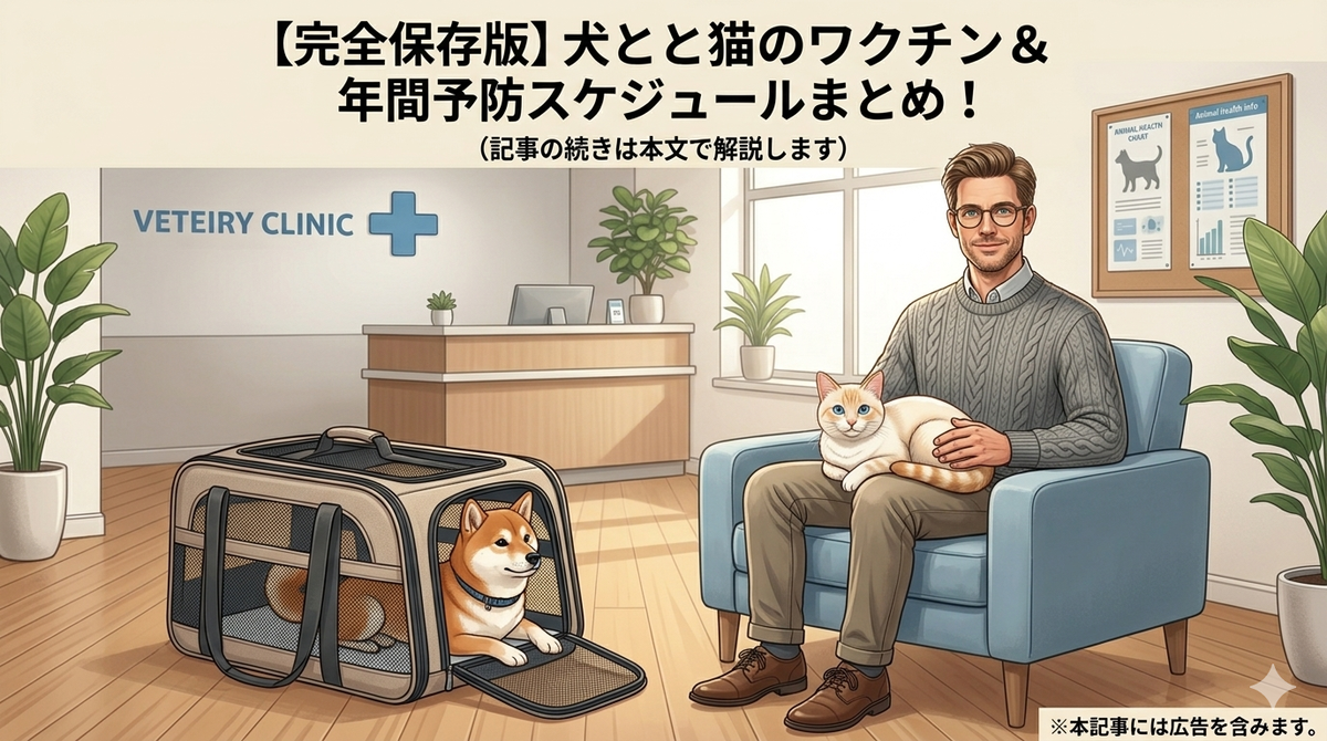 犬と猫の年間予防スケジュール